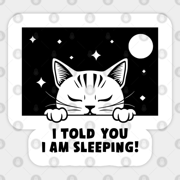 Sleeping Dreaming Cat, Cat Nap Sticker by Annie